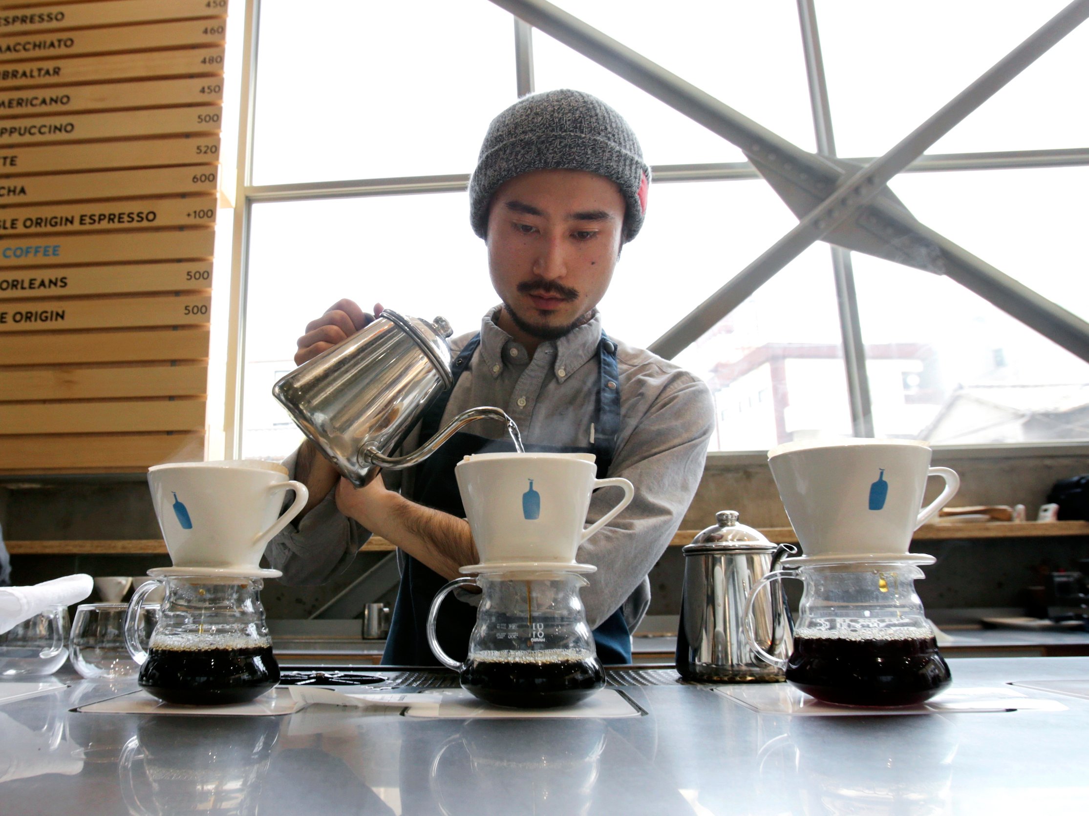 Japan's Pour-Over Coffee Wins Converts - The New York Times